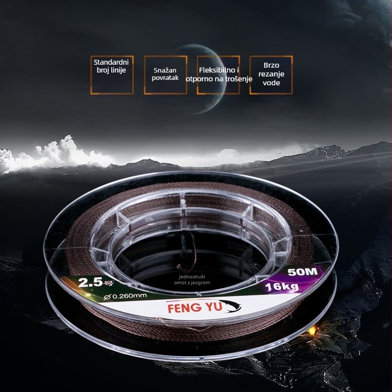 Mage Glavna linija — PE ribolovna linija, 30 kg, 10 kom. u kutiji, Zhejiang porijeklo