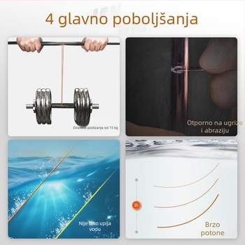 Handing nylon glavna linija za ribolov, 150 m, visoka čvrstoća, porijeklo Weihai