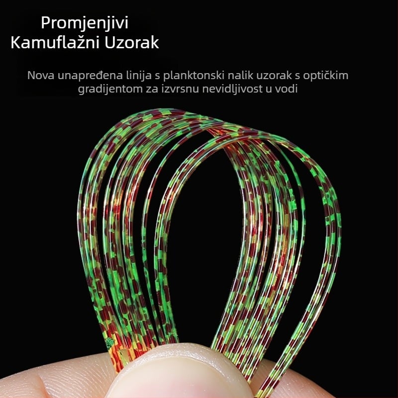 Glavna linija Seiko Workshop, najlon konac, visoka osjetljivost, otporna na abraziju, maskirana linija za morski ribolov