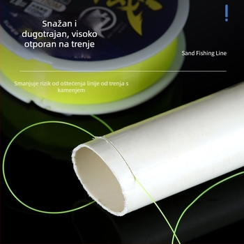 Najlonska glavna linija za ribolov, plutajuća, otporna na habanje, kutija od 100 komada, za lov s umjetnim mamcima