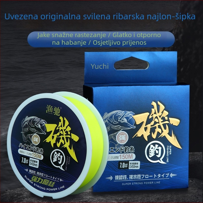 Najlonska glavna linija za ribolov, plutajuća, otporna na habanje, kutija od 100 komada, za lov s umjetnim mamcima