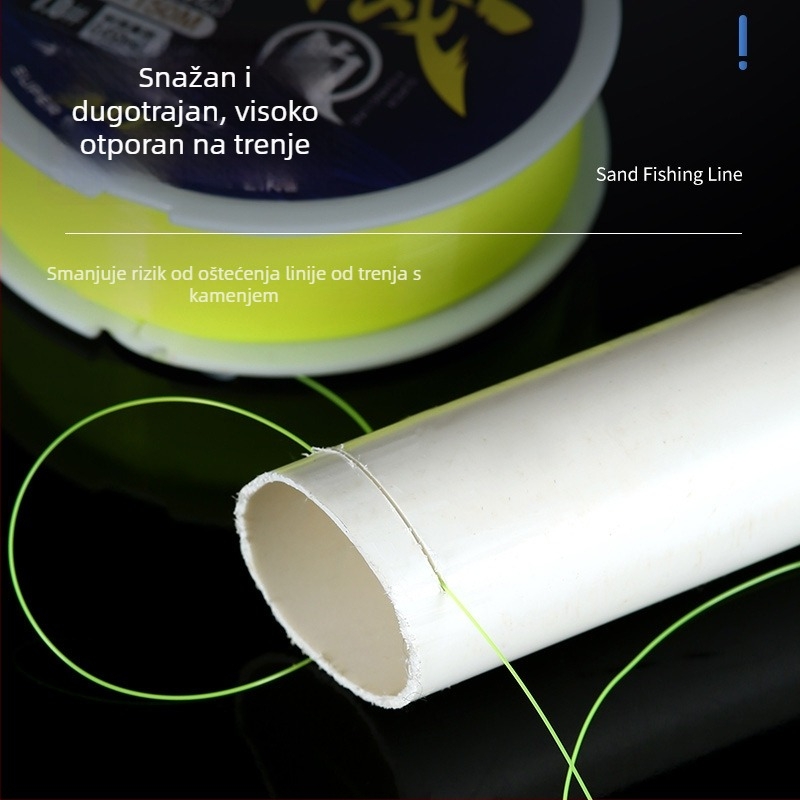 Najlonska glavna linija za ribolov, plutajuća, otporna na habanje, kutija od 100 komada, za lov s umjetnim mamcima