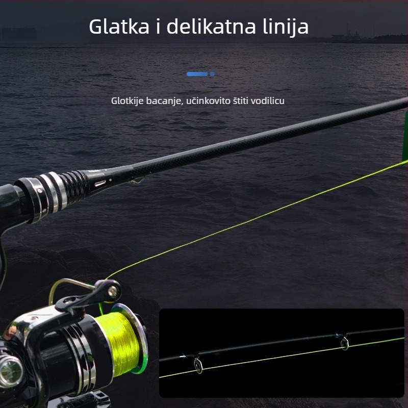 Najlonska glavna linija za ribolov, plutajuća, otporna na habanje, kutija od 100 komada, za lov s umjetnim mamcima