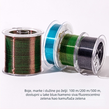 Glavna najlonska linija za ribolov, Seiko Workshop, visoka napetost, otporna na trošenje, za otvoreni morski ribolov