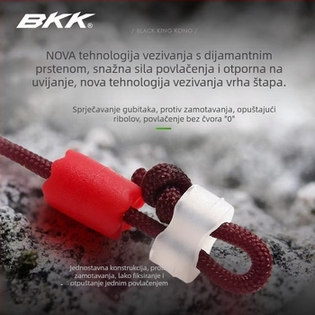 Potvrđeni glavni set linije za karp lov – za velike ribe; anti odljuštenje (Materijal: Najlon; Duljina: obratite se službi; Mjesto lova: rijeke, jezera, rezervoari)