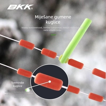 Potvrđeni glavni set linije za karp lov – za velike ribe; anti odljuštenje (Materijal: Najlon; Duljina: obratite se službi; Mjesto lova: rijeke, jezera, rezervoari)