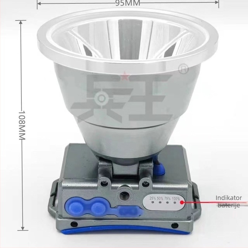 LED čelna lampica s punjenjem – King of Soldiers (LED; punjenje; King of Soldiers)