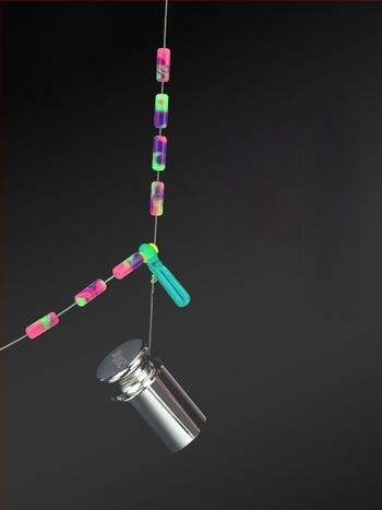 Space Bean skup mamaca – anti-zamotavanje, silikon, mat finiš, 100 komada