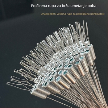 Nerđajući čelični distancijeri, cilindrični, ojačani, 100 kom., za set za pozicioniranje linije