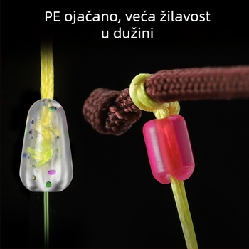 Glavna ribolovna linija set – najlon, visoka čvrstoća, 1 rola u kutiji, paket 100 kom.