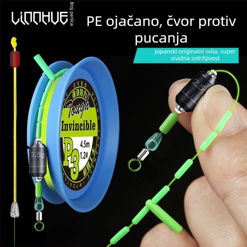 Glavna ribolovna linija set – najlon, visoka čvrstoća, 1 rola u kutiji, paket 100 kom.