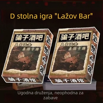 Liar Bar: Kotač ruske rulete – Rekviziti za društvenu igru s kartama