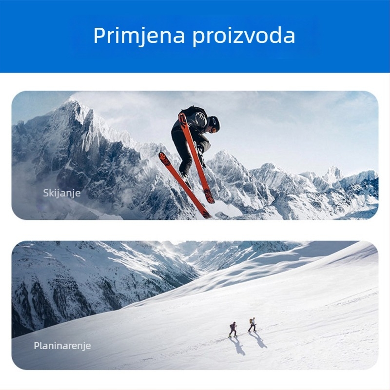 Skijaške naočale, prozračne, antifog, magnetske, dvostruke leće, PC materijal