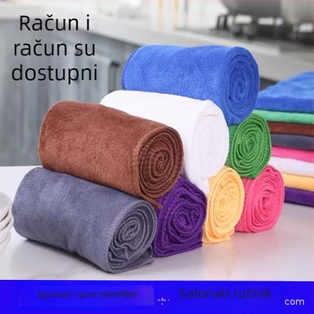 Hongfuji mikrovlaknasti ručnici za salone za kosu i ljepotu, 100–120 g, mogućnost logotipa