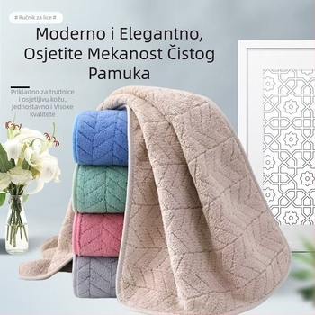 Ručnik za lice, koralni flis, 150D vlakno, težina 120–140 g, jakard/obična tkanina, s otisnutim logom