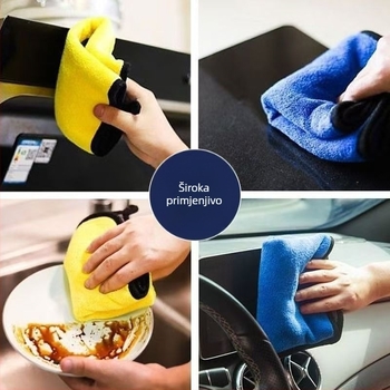 Krpice za pranje automobila – debele pamuk krpe, visoka apsorpcija, 200 g i više, prilagodljive