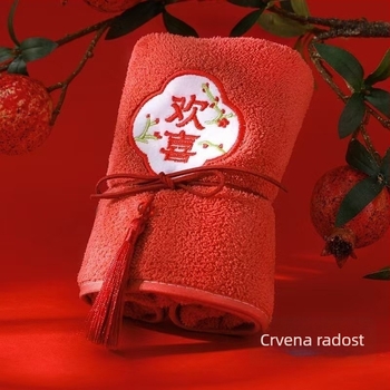 Tianchuang Vezane ručnike s resicama, dvodijelni set, koralni fleece, 32‑vlaknova nit, šivanje rubova, 50–80 g, ručnik/lice ručnik