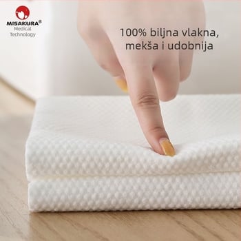 Jednokratni ručnik za kupaonicu za hotele i putovanja, individualno pakiran, deblji i veći.