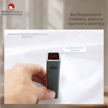 Jednokratni ručnik za kupaonicu za hotele i putovanja, individualno pakiran, deblji i veći.