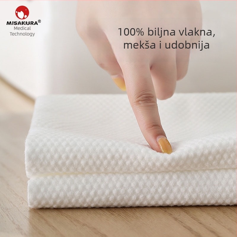 Jednokratni ručnik za kupaonicu za hotele i putovanja, individualno pakiran, deblji i veći.