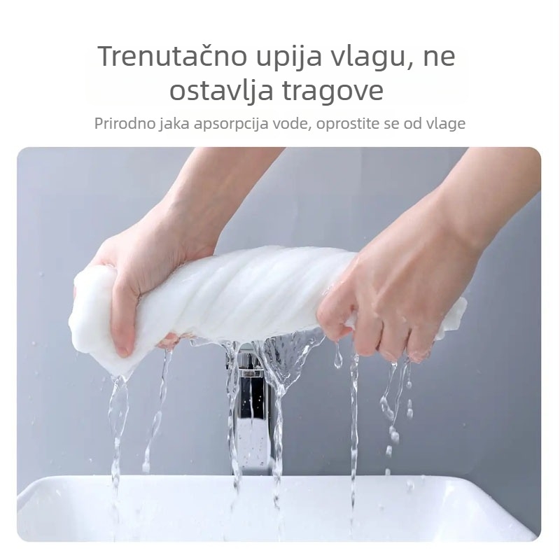 Jednokratni ručnik za kupaonicu za hotele i putovanja, individualno pakiran, deblji i veći.