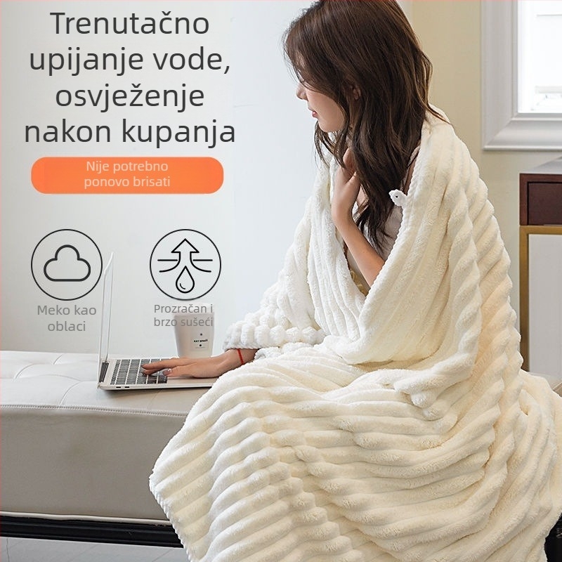 Hotelski ručnik za kupanje, pamuk dugih vlakana, jednostavno tkanje, 40 g, upija i mekan