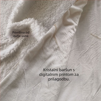 Kašmirsko-vunena deka - poliester vlakno, 300–499 g, jesen i zima, po narudžbi