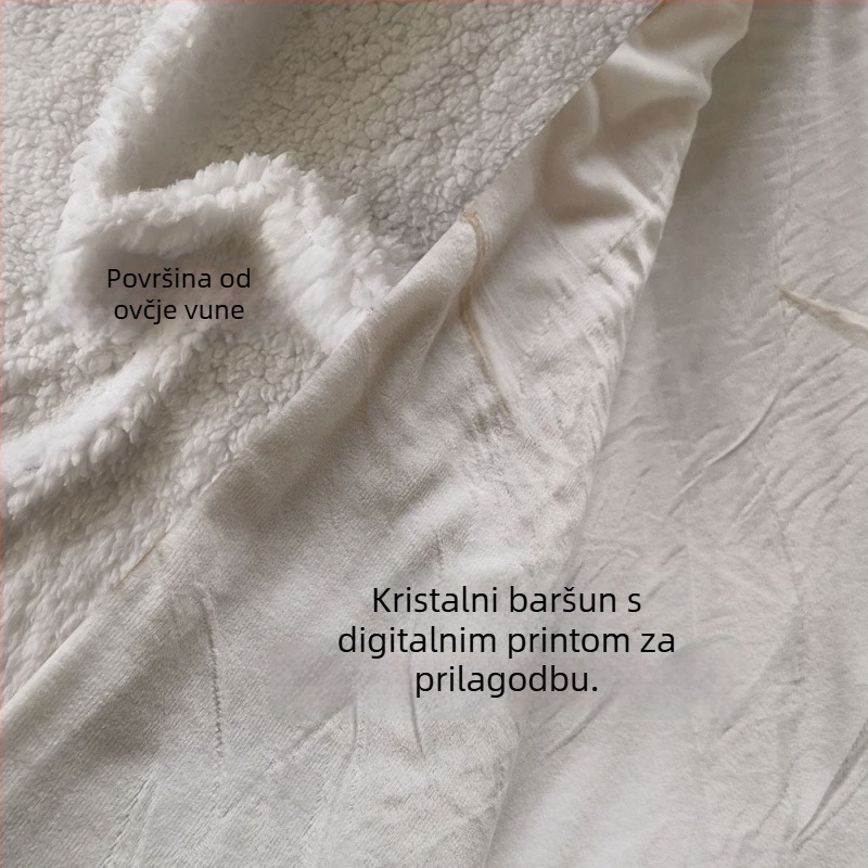 Kašmirsko-vunena deka - poliester vlakno, 300–499 g, jesen i zima, po narudžbi