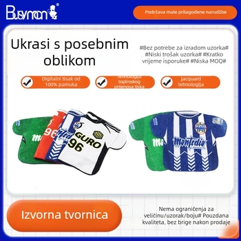 Pamuk kvadratni ručnik, češljano vlakno, 400GSM, logotip za tisak, digitalni tisak