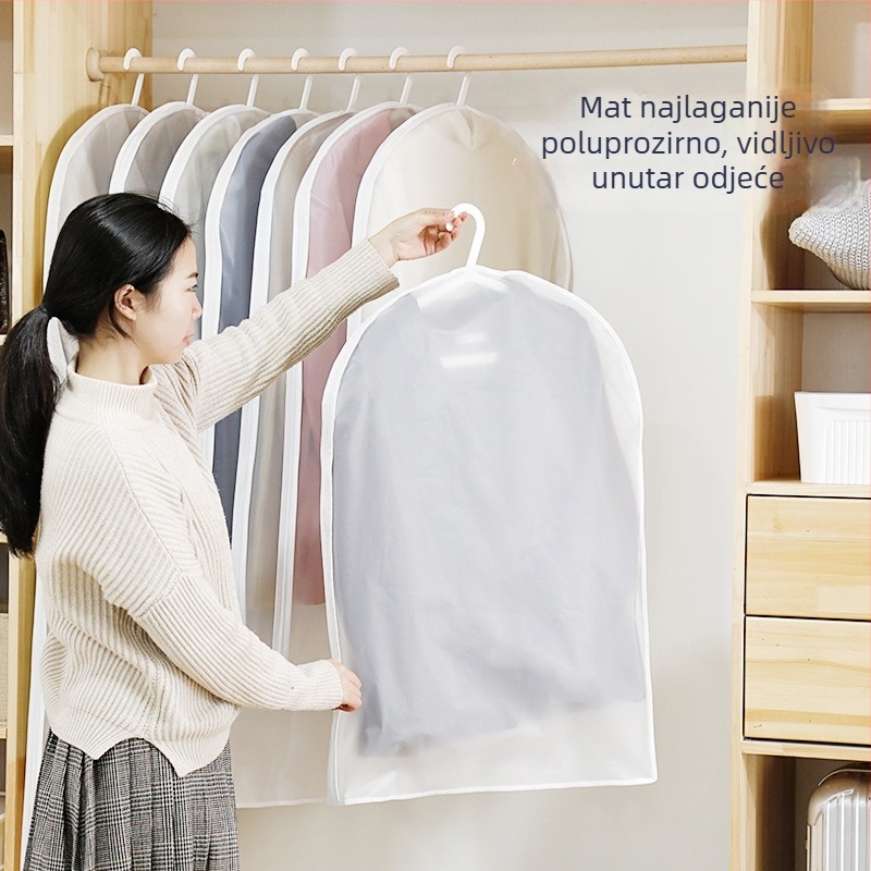 PEVA navlaka za odjeću – otporna na prašinu i vlagu, jednostavan moderni stil (2019)