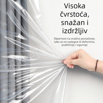 Zaštitna torba za kućni dekor i prozorsku mrežu, zaštita od ogrebotina mačaka, debele plastično pakiranje, prašinska zaštita za zavjese s štipom (Materijal: Plastika; Prostor primjene: Drugo; Opseg primjene: Drugo; Značajke: Zaštita prozorske mreže)