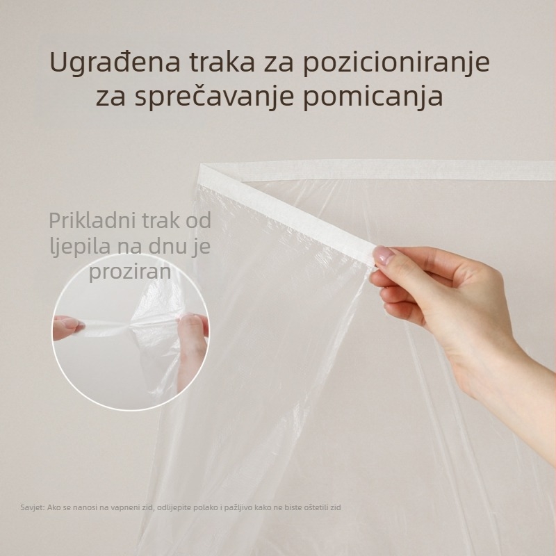 FaSoLa Zaštitna folija protiv prašine za namještaj – PE materijal, minimalistički stil, prilagodljivo, pogodno za dnevni boravak, spavaću sobu, radnu sobu, restoran, balkon i dječju sobu