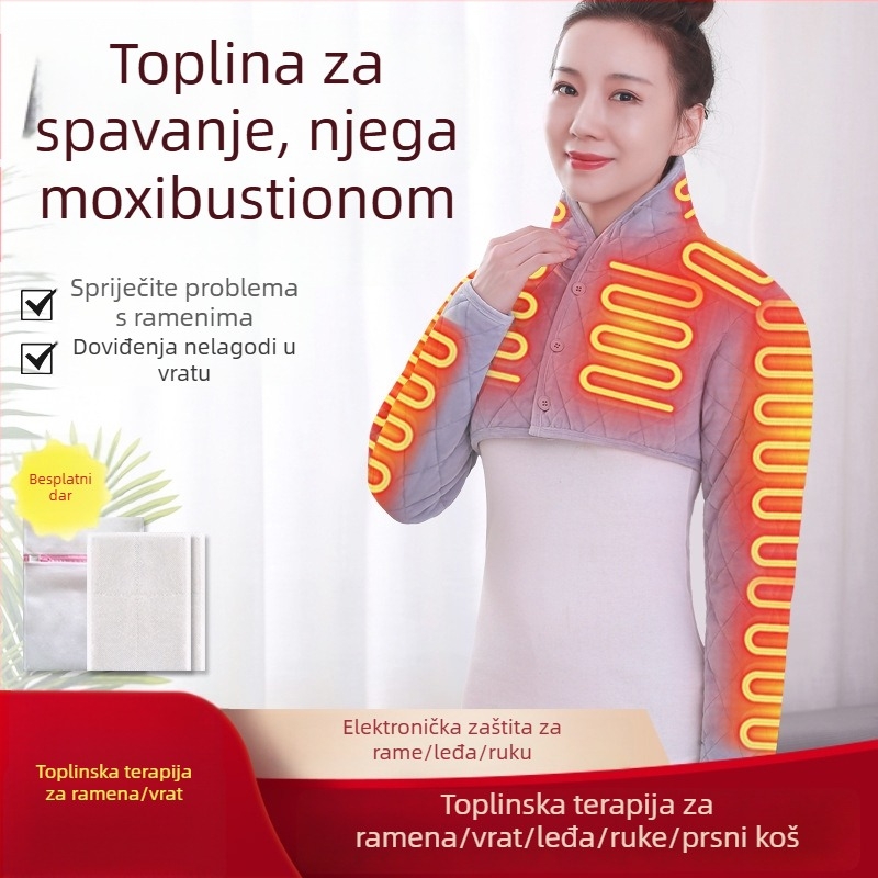Xiangfutang električno grijana ramena odjeća, 24V, 48W, kontrola temperature 45–65°C, infracrveno grijanje ugljičnih vlakana