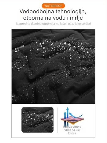 Grijana pamučna vesta s inteligentnim grijanim ugljičnim vlaknima za vanjske vježbe - fleece podstava, pamukovo punjenje, prilagođeni kroj, poliester tkanina s najlonskom podstavom, trodimenzionalne džepove