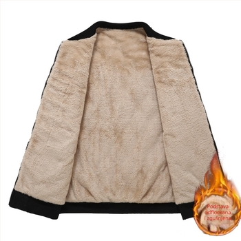 Pamukasta veste jakna, kardigan stil, stojeći ovratnik, zatvarač