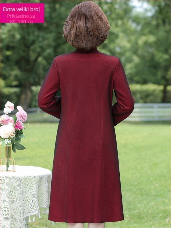 Dvodijelni set haljine, jesenska kolekcija (poliesterska tkanina 95%+, 2023. jesen, dvodijelni set)