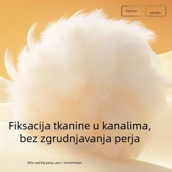 Majica s dugim rukavima od guščjeg perja, unisex, topla i s premium dojmom, osnovni sloj za jesen i zimu