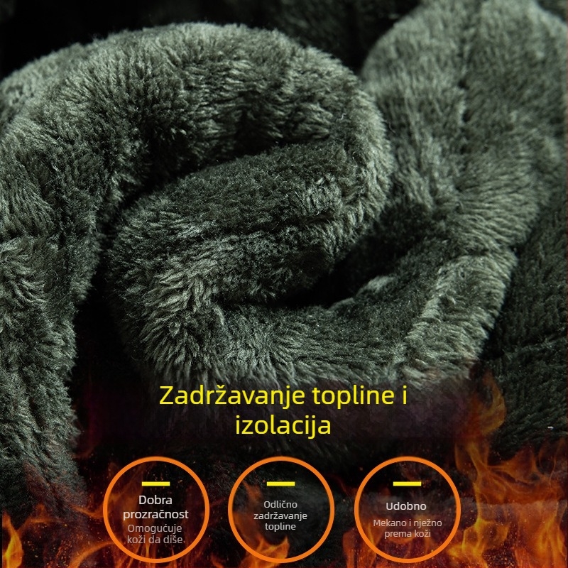 Zimsko pamučno kaput s odvojivom podstavom i kapuljom, vodootporan, debeli, dugački kroj za muškarce
