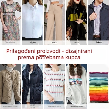 Duga haljina s A‑linijom, okrugli izrez, bez rukava, otisnuti poliester