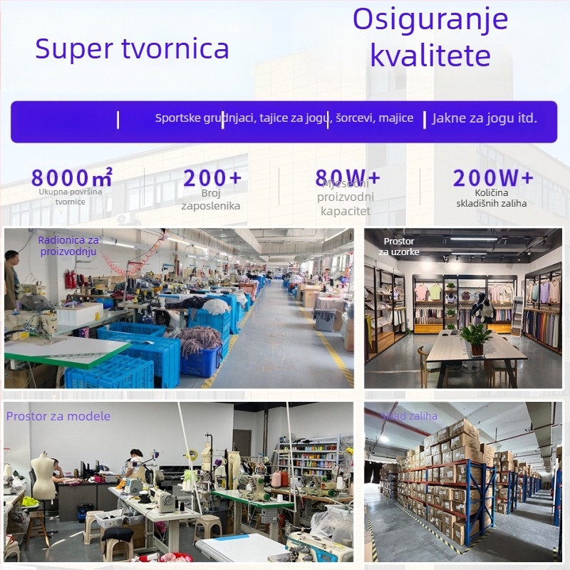 LAHN sportska grudnjaka s prednjim zatvaračem, visoka potpora, prozračna i brzo se suši