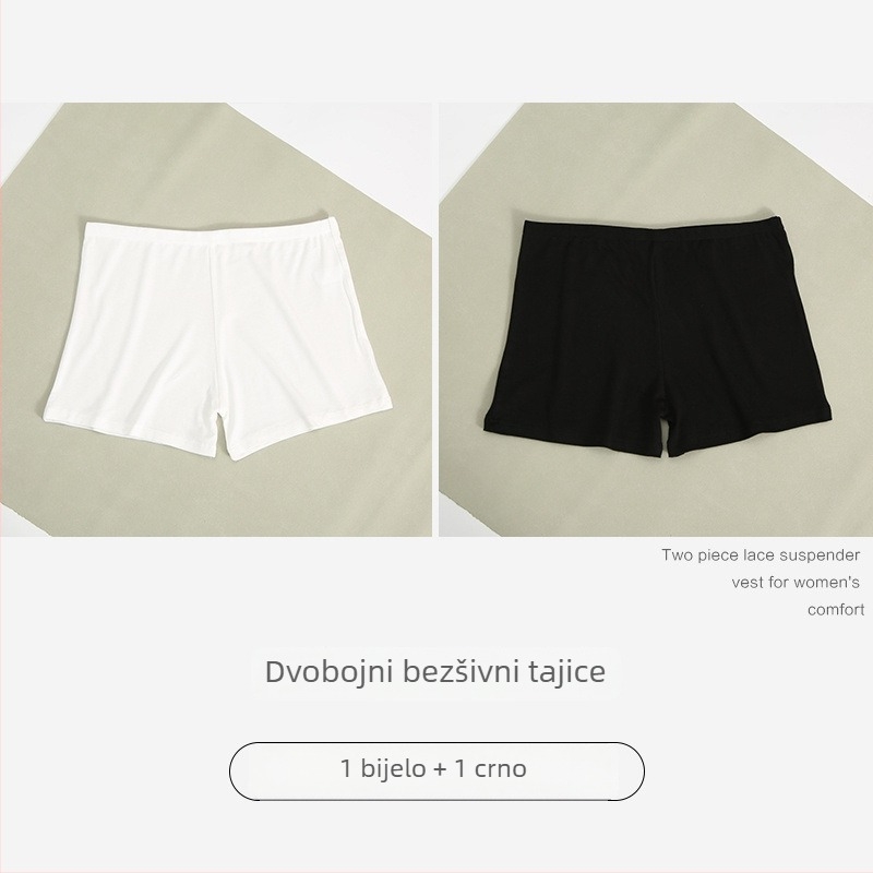 Ženske sigurnosne šorceve od pamuka, srednji pojas, anti-izlaganje, ljetne šorceve