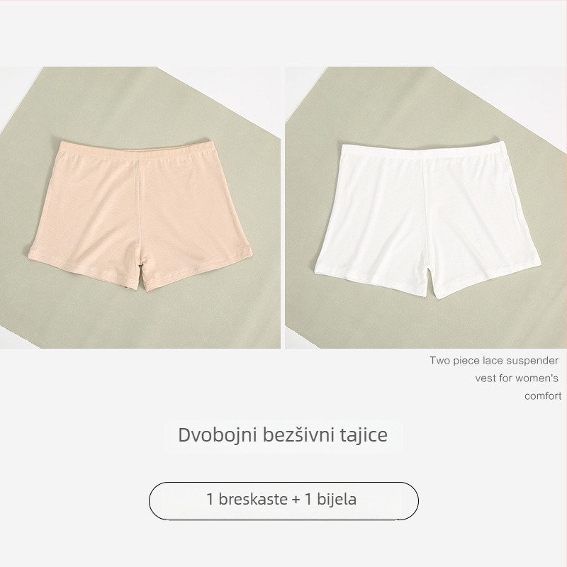 Ženske sigurnosne šorceve od pamuka, srednji pojas, anti-izlaganje, ljetne šorceve