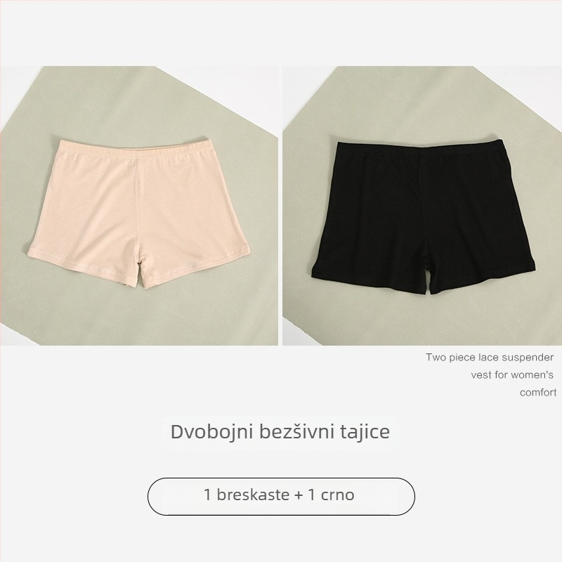 Ženske sigurnosne šorceve od pamuka, srednji pojas, anti-izlaganje, ljetne šorceve