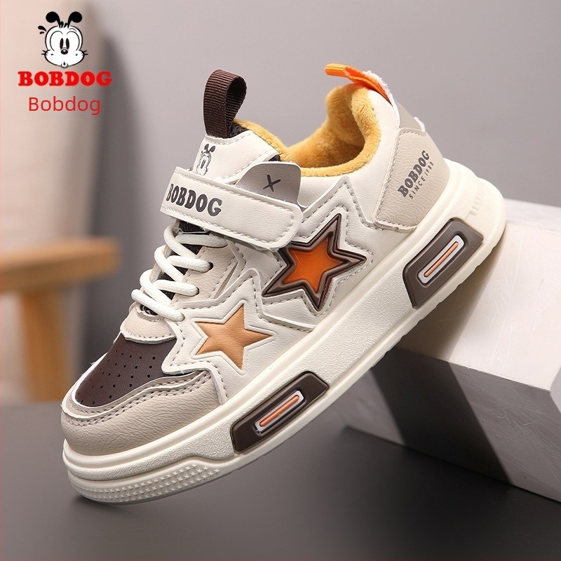 Dječje tenisice s debelim potplatom, gornji dio od mikrovlaknaste kože, protuklizna i otporna potplata, zatvaranje na Velcro, toplu podstavu od flisa