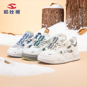 Dječje zimske tenisice s fleece podstavom, Velcro kopčanje, gornji dio od sintetičke kože, debeli potplat, unisex, za djecu 4–16 godina