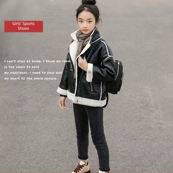 Tenisice za djevojčice s mekanim potplatom, PU gornji dio, protuklizni gumeni đon, debeli đon, prednje vezanje, za dob 4–16 godina