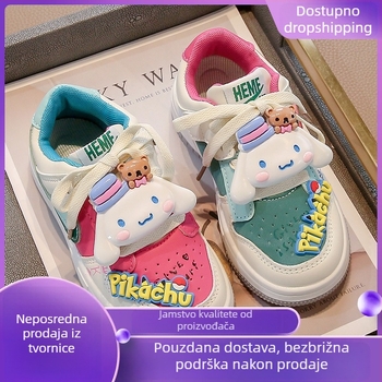 Dječje tenisice Cartoon Paradise – PU gornji dio, gumena potplata, zatvarač na Velcro, protivklizne, prozračne