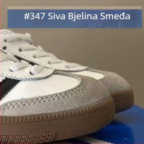 Dječje tenisice za trening s dvostrukim gornjim dijelom od kože, gumom, niski gležanj, blok uzorak, tekstilna uložak
