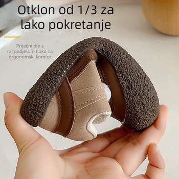 Dječje planinarske tenisice s Velcro zatvaranjem, prozračan microfiber gornji dio, anti-slip PVC đon (1-6 godina, zimsko/proljetno/jesensko doba)