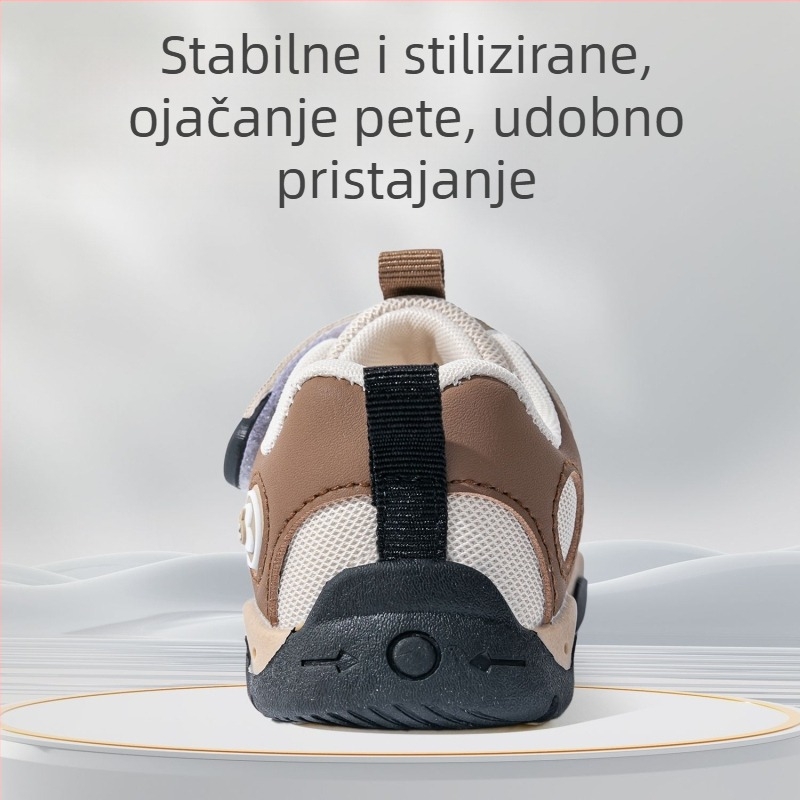 Bramil dječje tenisice, unisex, niski profil, s Velcro kopčom, outdoor tenisice, jesen 2025